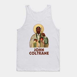 John Coltrane Holy Saxophone Tank Top